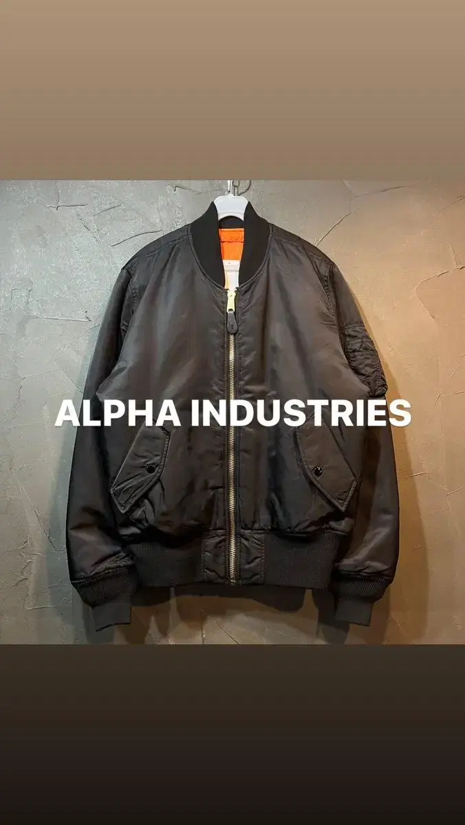 [S] ALPHA INDUSTRIES 알파인더스트리 MA1 항공점퍼